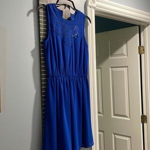 Maison Jules blue dress, size medium. Brand new with tag